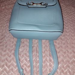 Blue Backpack Purse Unbranded Brand New Without Tags. 