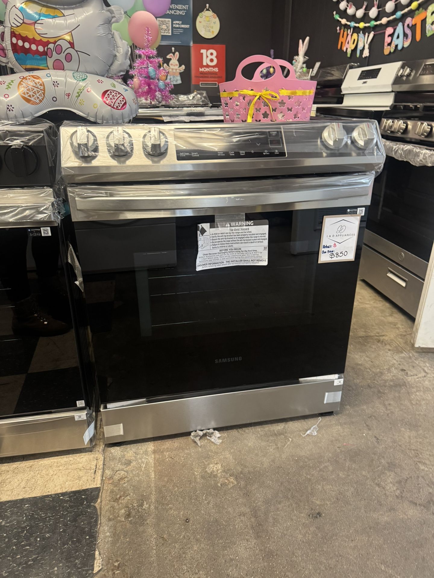 Samsung Slide In Stove In Stainless Steel 🥕🐥