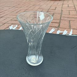 Glass Spiral Vase