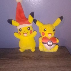 Pikachu Plush Dolls 10$ Each Or 15$ For Both 