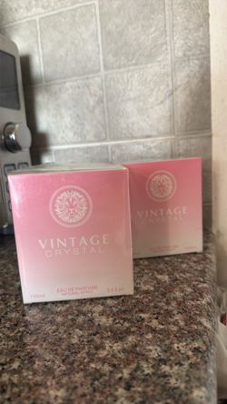 Perfume  vintage crystal