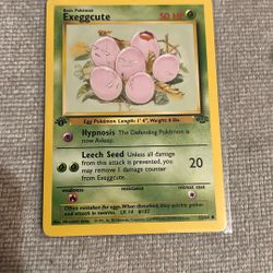 Pokemon Exeggcute 1st Edition 