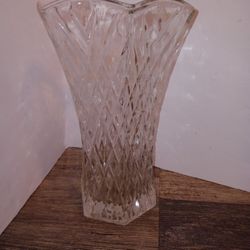E.O.Brody Co Lead Crystal Diamond Cut Vase