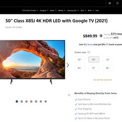 Sony 4K TV 