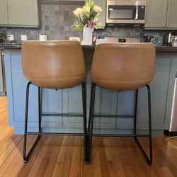Cognac Brown Bar Stool