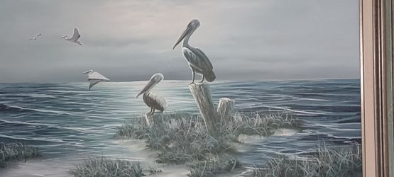 VINTAGE DAWSON PAINTING 