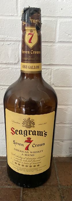 Gallon Seagrams Bottle