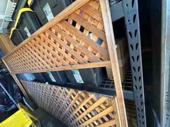 Wooden lattice