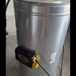 8” Q-max Can Fan, Quiet In-Line Fan. 