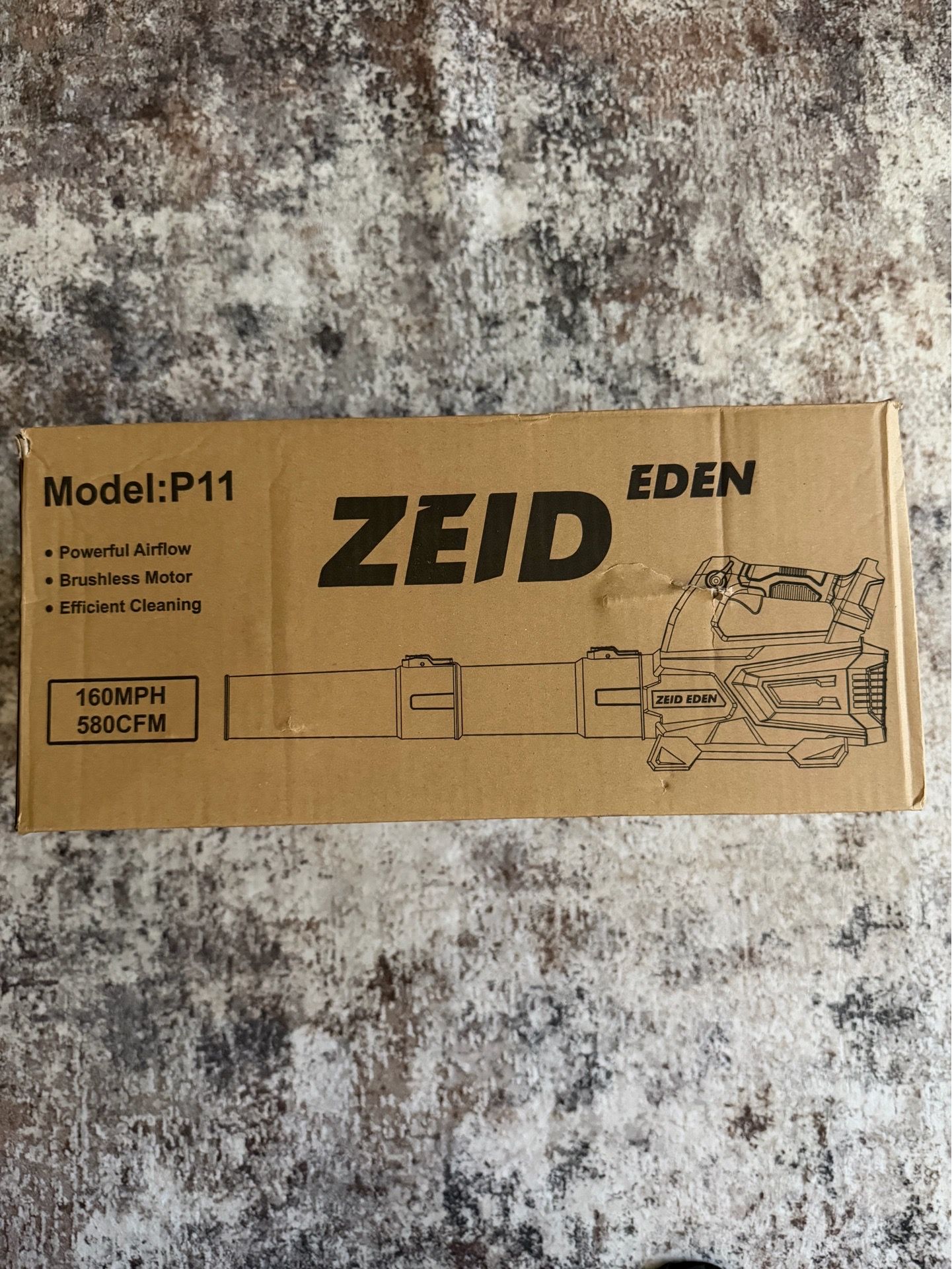 ZEID EDEN Model P11 handheld leaf blower (TOOL ONLY) compatible with 18-21V MAKITA BATTERY not included