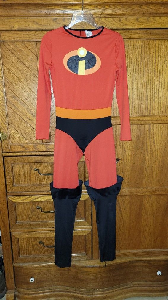 Adult Disney Mrs. Incredible Women's Size Small BODYSUIT Only (As Pictured) Price Is Firm Cash 