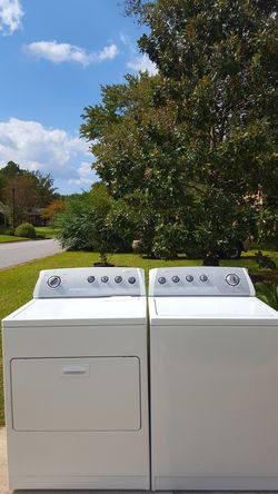 🌊Barely Brand New Super Plus Capacity Matching Whirlpool Washer and Dryer Set Available🌊