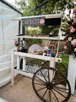 Custom Event Display Cart / Coffee Cart