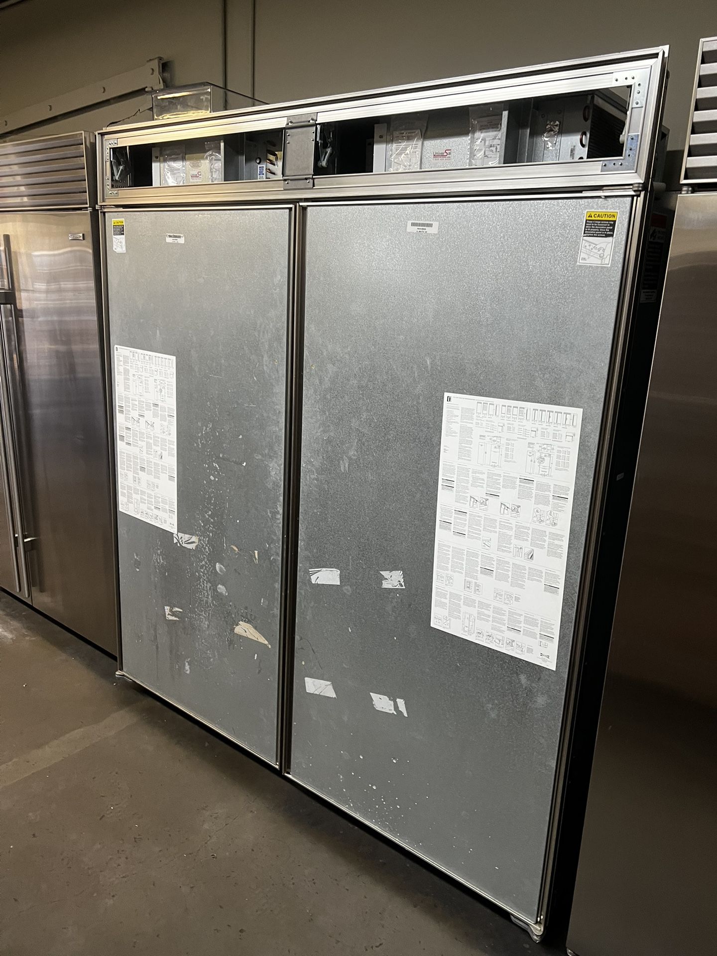 SUB ZERO 72”PANEL READY BUILT IN REFRIGERATOR/FREEZER 
