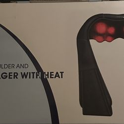 Neck massager with heat