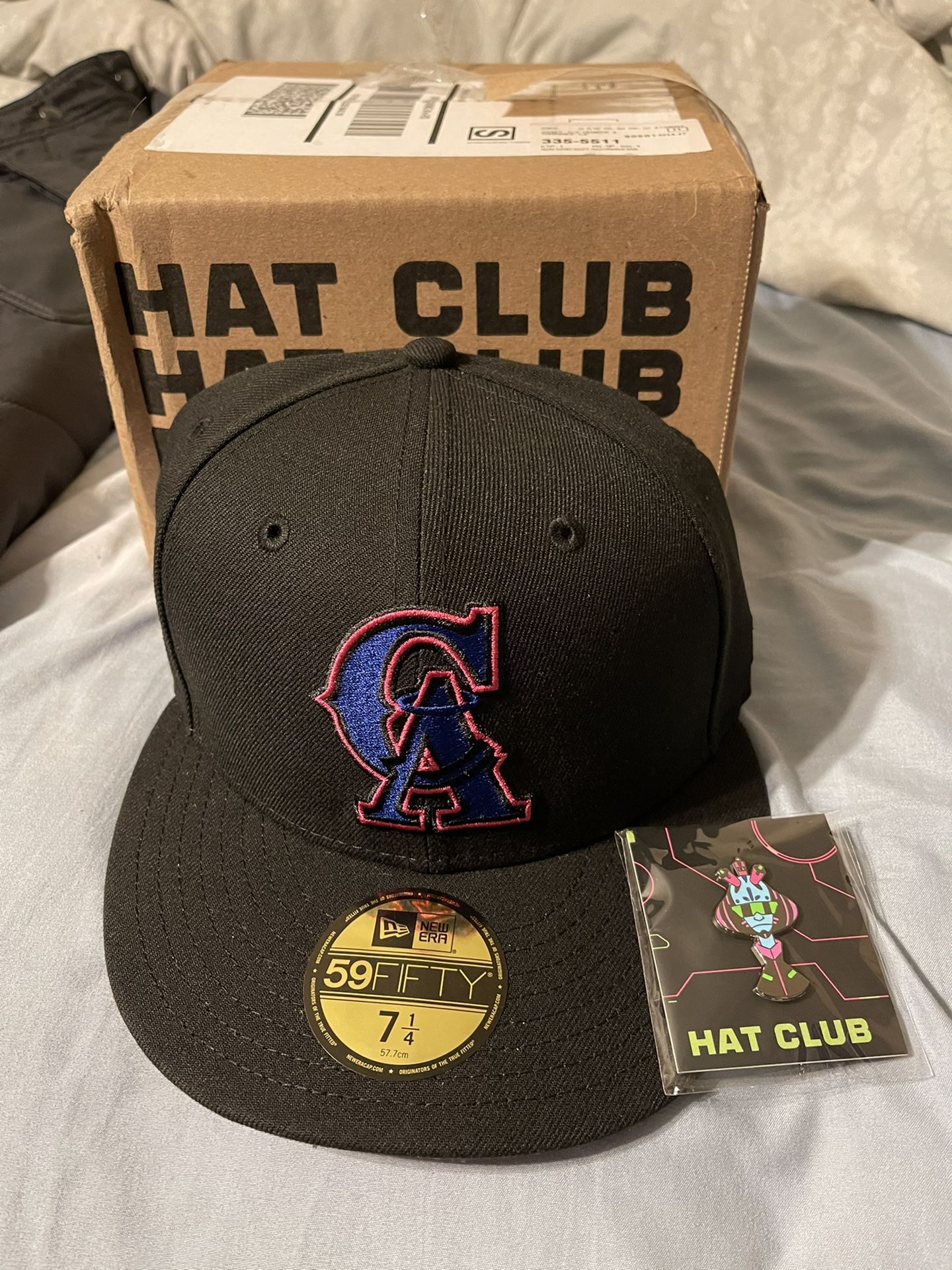 New Era 59FIFTY California Angels 35th Anniversary Patch Fitted Hat 7