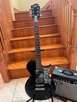 Fernandes Vintage Japanese Les Paul w/ Fender Amp