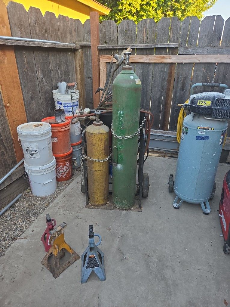 Oxy-Acetylene Torch Setup