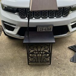 Table With Built It Lamp