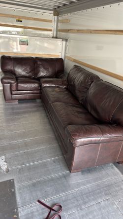 Free leather sofa and Loveseat