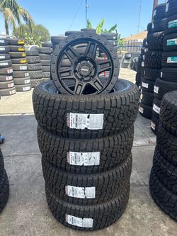 TG. #4 new rims MVX MATTE BLACK 6X139 17'S 0 OFFSET ➖ INCLUDED 4 NEW TIRES 33X12.50r17 ARISUN ALL TERRAIN