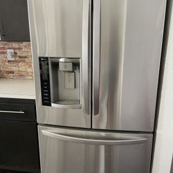 Lg Standard Depth Refrigerator Stainless Steel