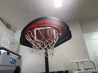 Lifetime basketball hoop adjustable height