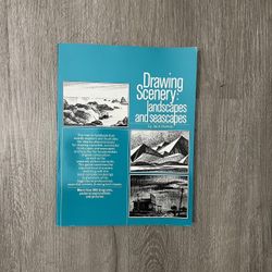 1982 PB Drawing Scenery Landscapes / Seascapes by Jack Hamm Book
