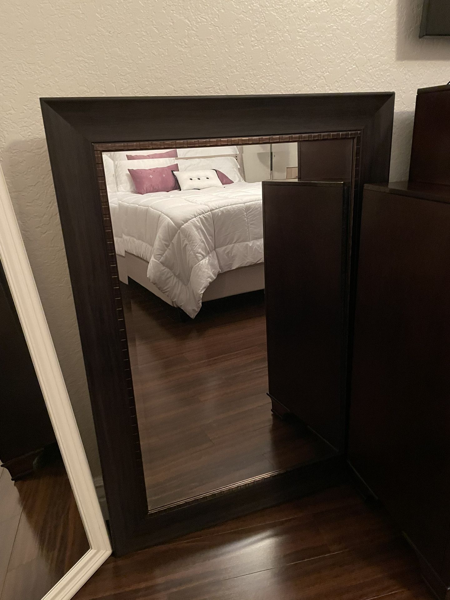 Beautiful Wooden Framed Mirror For Pick Up In Boca Raton