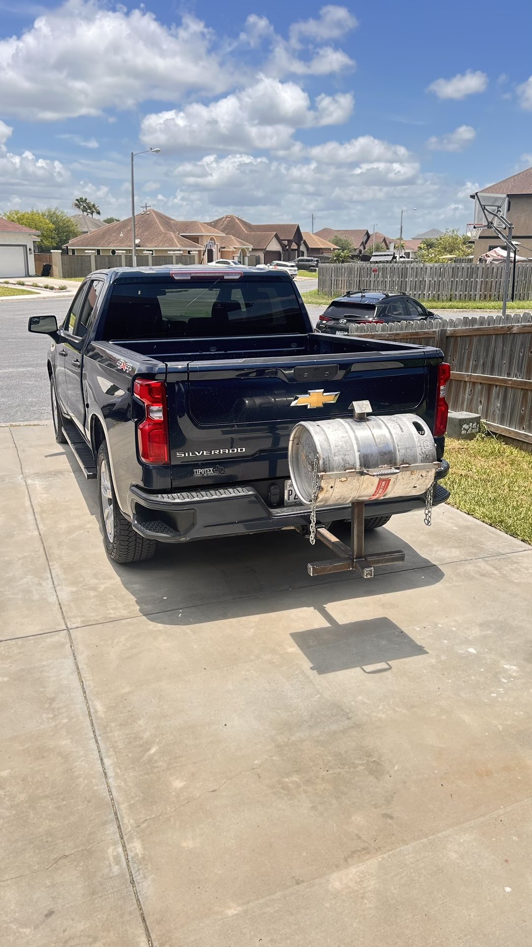 Hitch Stainless Steel Barbecue Pit