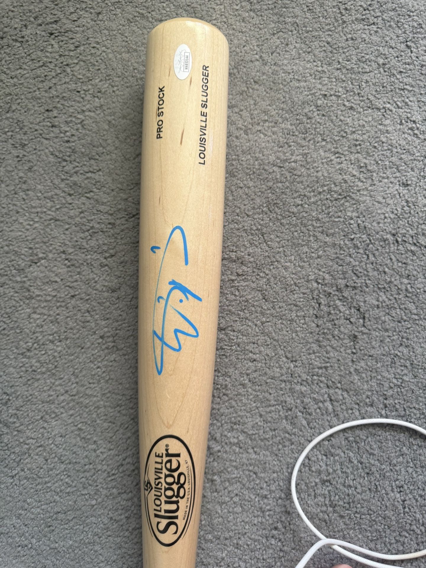 Wander Franco Autographed Baseball Bat- Authenticated- Former All Star