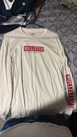 Hollister Tan/Red Longsleeve [Medium]