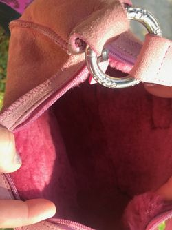 Pretty pink Ugg purse