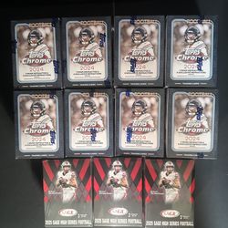 2024 Topps Chrome Football/ Sage football blasters 