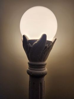 Torchiere Plaster Floor Lamps Vintage