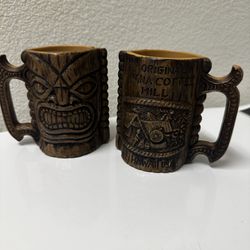 Vintage Hawaii Kona Coffee Mugs 