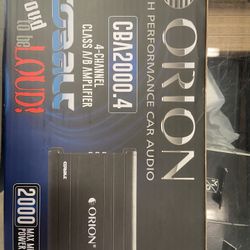 Orión CBA 2000.4 4 Channel Class A/B Amplifier 