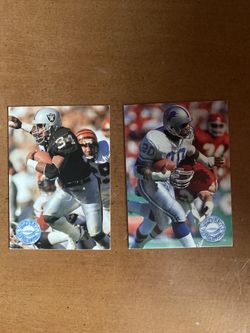 Pro Set Platinum Barry Sanders And Bo Jackson Lot