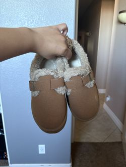 Fuzzy Buckle Clogs