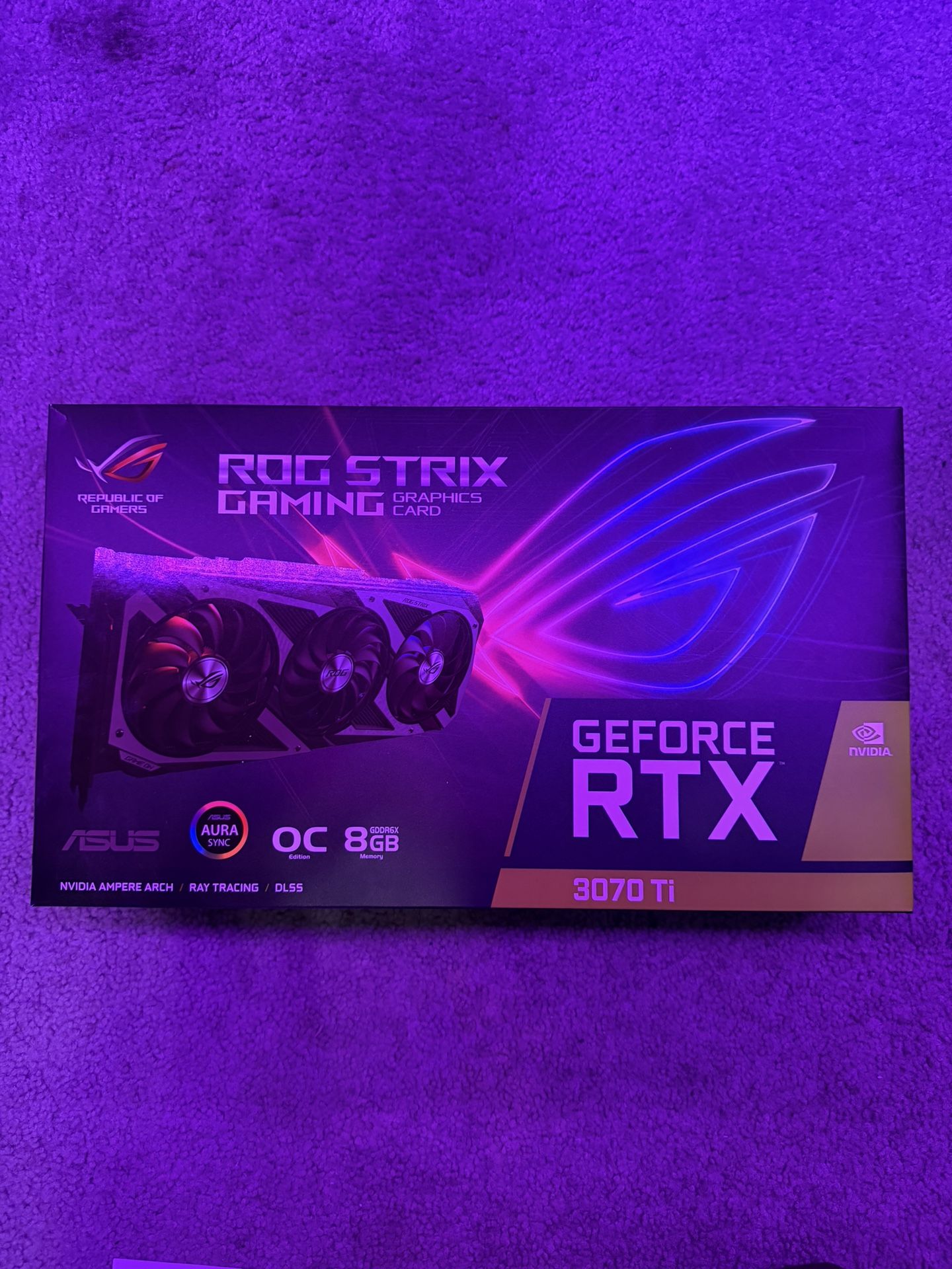RTX ROG STRIX 3070ti OC