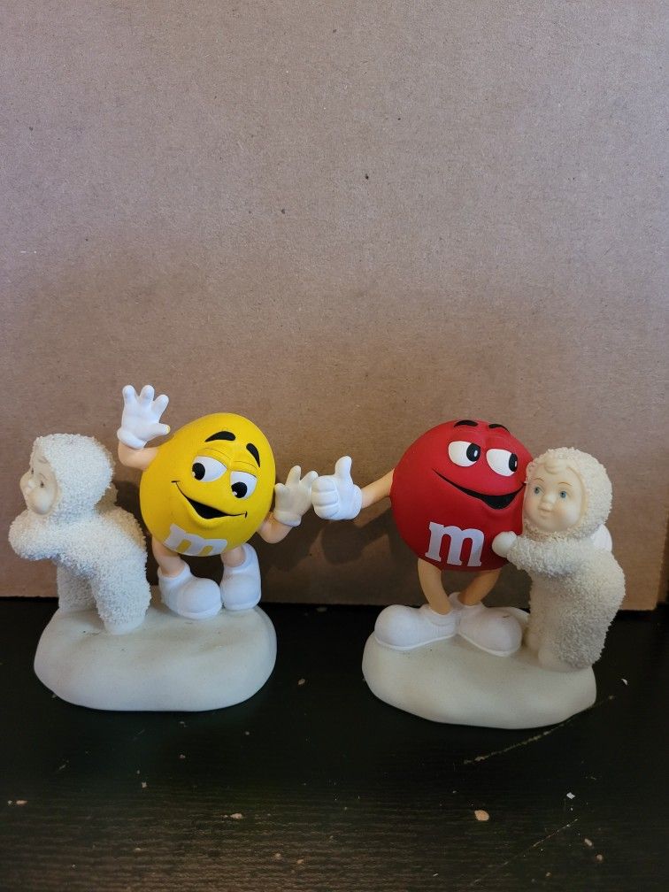 Snowbabies Dept 56 M&MS Set 