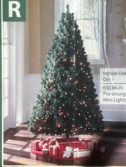 Christmas with mini Christmas lights