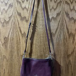 Purple Coach Purse 