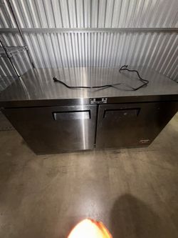 Industrial Stainless Flat Fridge