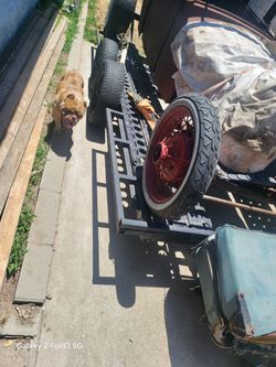 17 ft trailer  tandem axle