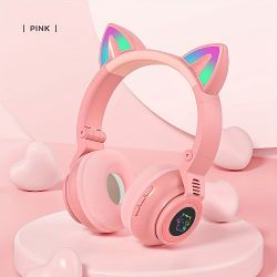 Wireless Headphones • Foldable Design for Easy Portability • Hifi Stereo Sound • Suitable for Watching Videos, Djing, Music Production, Gaming • Compa