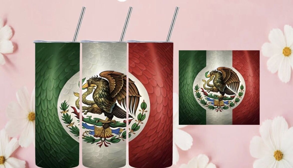 Mexican Flag Tumbler