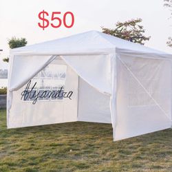 10x10 wedding party tent outdoor canopy tent  with  side walls white FOR SALE Carpas