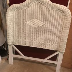 Wicker Twin Head Board