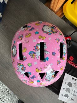 Pink unicorn Mountalk Toddler helmet size XS